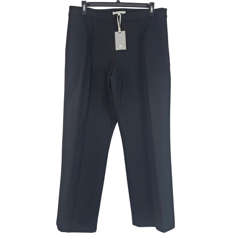 Preston & York 18 Black Mia Ponte Pants Au-Gusty Day Dress Pant Slacks NWT 1534 - Picture 1 of 8